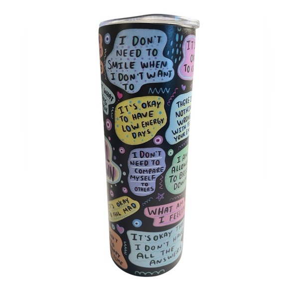 “My Mental Breakdown” Steel Tumbler- NIB - Picture 3 of 4